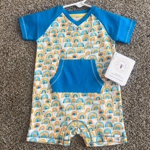 Burts Bees Rainbow Romper